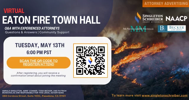 Eaton Fire Town Hall (May 13th)