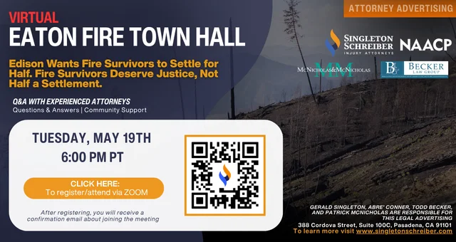 Eaton Fire Virtual Town Hall [05/19/26]