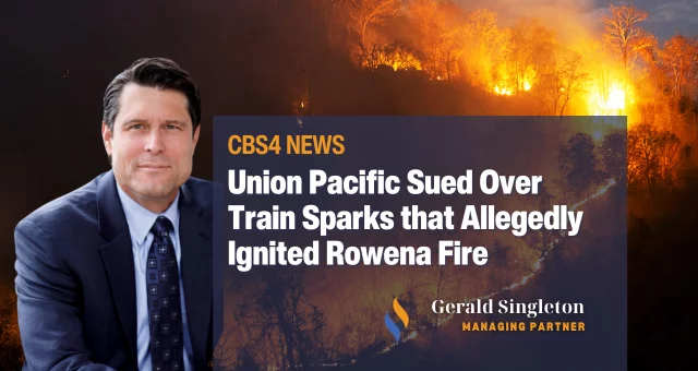 Union Pacific Sued Over Train Sparks that Allegedly Ignited Rowena Fire