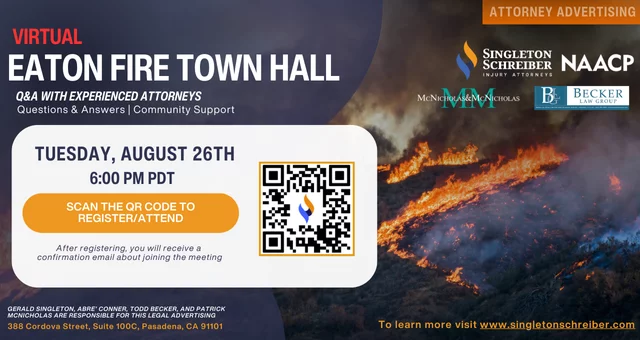 Eaton Fire Virtual Town Hall (08.26.25)
