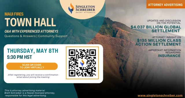 Maui Fire Town Hall (May 8th)