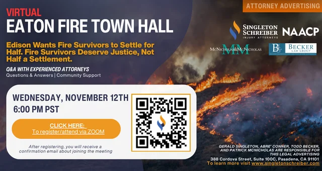 Eaton Fire Town Hall (11/12/25)