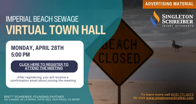 Imperial Beach Sewage Virtual Town Hall (April 28th)