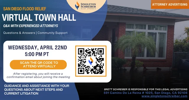 San Diego Flood Relief Virtual Town Hall [04/22/26]