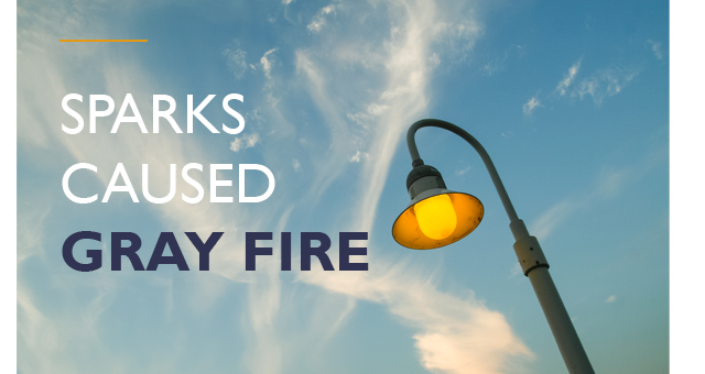 Sparks from Inland Power light caused Gray fire, DNR investigation finds