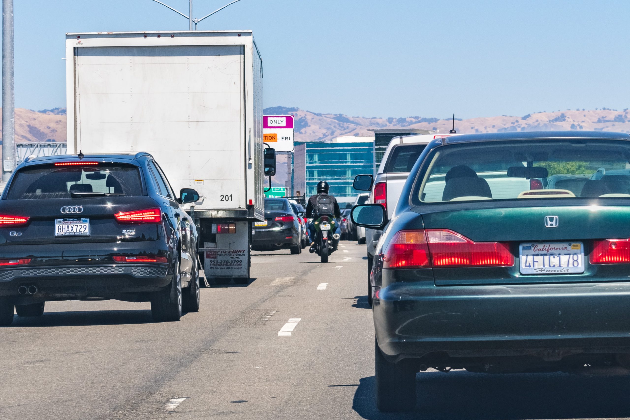 Sharing Lanes With Motorcycles: Lane Splitting in California